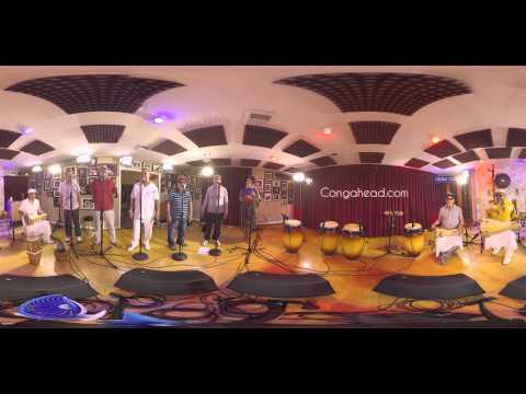 Congahead 360: Roman Diaz Afro Cuban Ensemble Ft. Melvis Santa singing for Obatala