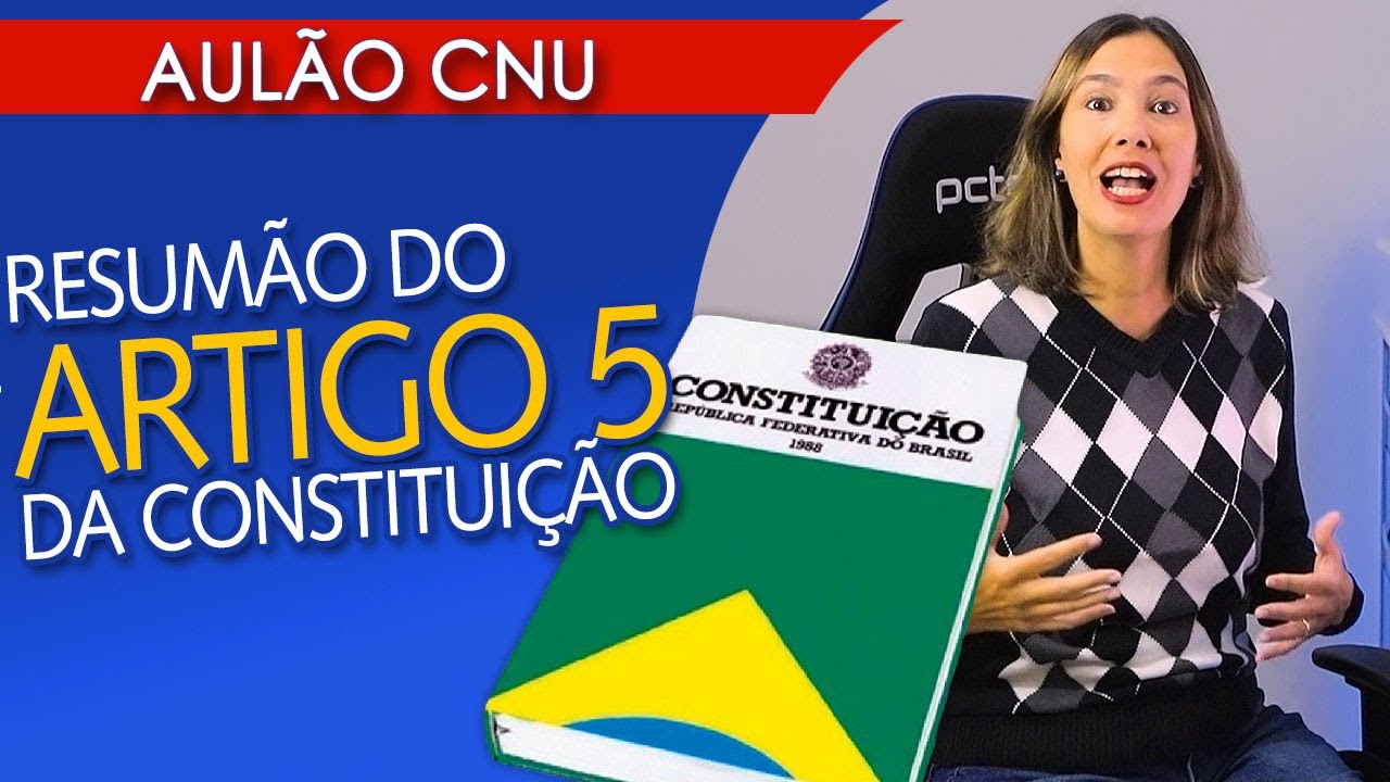 VIDEOAULA ARTIGO 5: tudo que cai na sua prova!