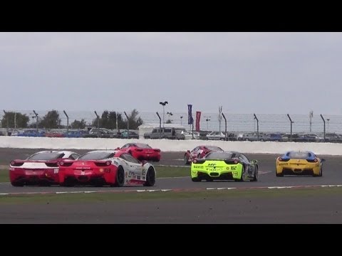 Ferrari 458 CHALLENGE'S - PURE SOUNDS!!