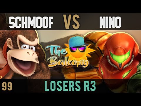 Melee @ the Balcony 99 - Losers R3 ft. BCB|Schmoofy (Donkey Kong) VS Nino (Samus)