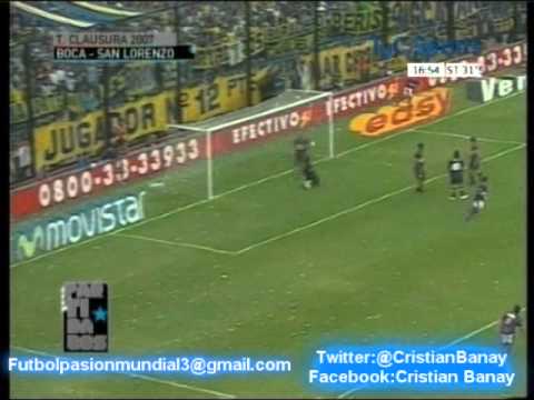 Boca Juniors 0 San Lorenzo 3 Clausura 2007 Los goles