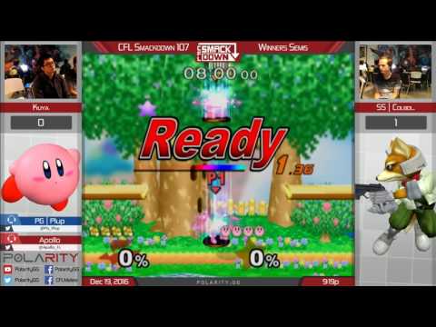 CFL Smackdown 107 Melee - Kuya (Kirby) vs SS Colbol (Fox) - Winners Semis