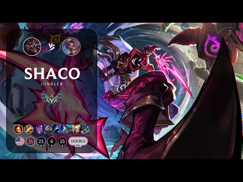 Shaco Jungle vs Lillia - NA Challenger Patch 14.3