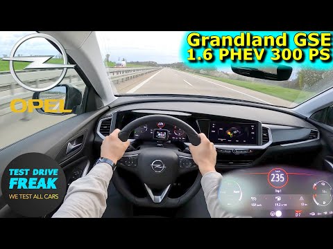 2024 Opel Grandland GSE 300 PS TOP SPEED AUTOBAHN DRIVE POV