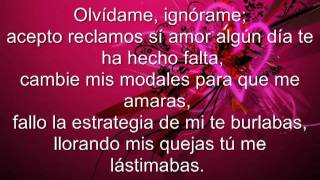 Julion Alvarez  Olvidame Con letra.flv