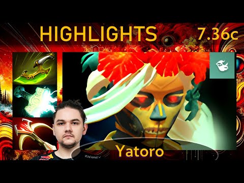 💰 7.36c Yatoro雨 Muerta |KDA - 23 KP - 72%| 900+ GPM! Carry Highlights - Dota 2 Top MMR