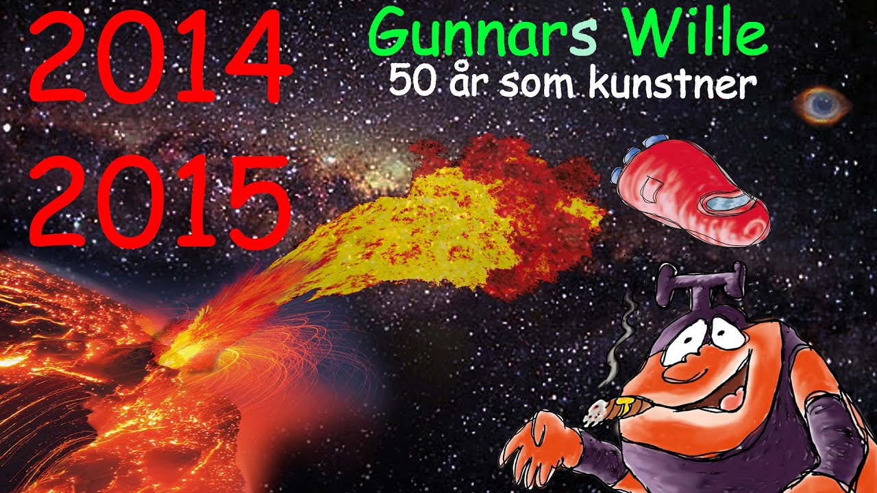 Gunnar Wille udgiver de nye Skrumpenbøger, udstiller sin kunst og rejser i verden