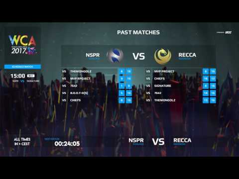 (EN) Recca vs. NSPR - Bo1 - WCA APAC Qualifier 30 July