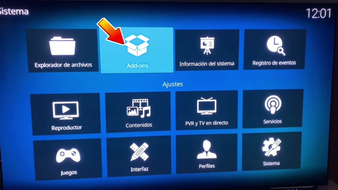 Instalar Addon Magellan en Kodi.