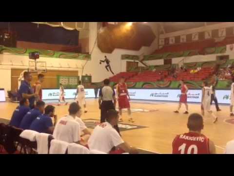 Egypt vs Serbia Under 17 World Basketball Championship Dubai UAE 2014