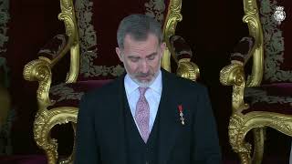 Palabras de S.M. el Rey en la recepción al Cuerpo Diplomático acreditado en España