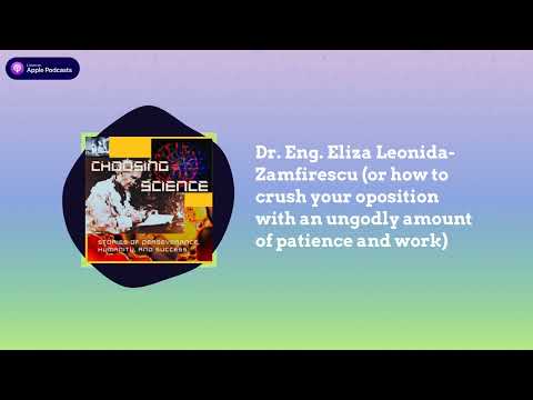Dr  Eng  Eliza Leonida Zamfirescu or how to crush your oposition with an ungodly amount of patience
