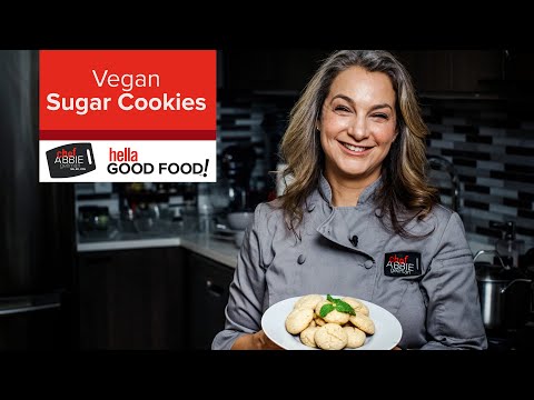 The BEST Healthy Delicious VEGAN Sugar Cookies