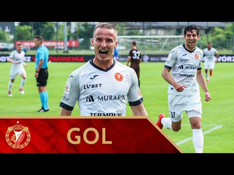 Garbarnia Kraków - Widzew Łódź 0:1 - gol Adama Radwańskiego