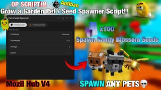 [⛲️]BEST Pet & Seed Spawner Grow a Garden 🍅 Script - Mozil Hub V4 | DUPE | STEAL FRUITS | KEYLESS