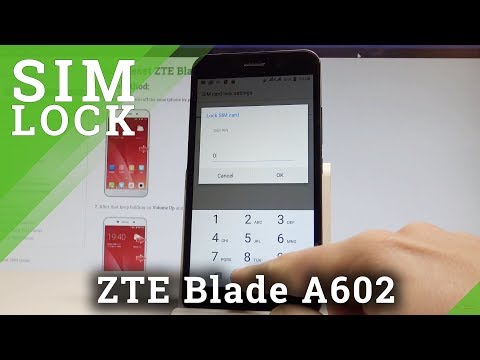 How to Set Up SIM Lock on ZTE Blade A602 - PIN Activation / Deactivation |HardReset.Info