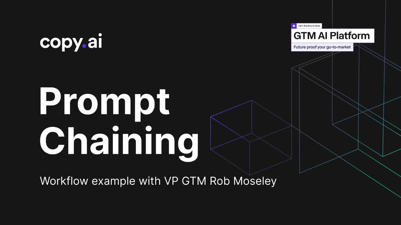 Using Prompt Chains in Copy.ai video thumbnail