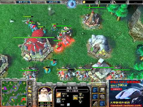 【被动版无限TP】魔兽争霸大帝解说 TH000 vs ZDR TS 超清