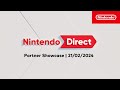 Nintendo Direct: Partner Showcase – 21/02/2024