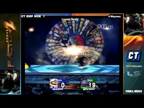 Smash Factor 2 - CT EMP Mew2King vs Waymas - Losers Finals - SSBB