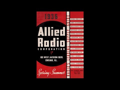 1936 Allied Radio - Radio's Leading Supply Guide (spring/summer edition)