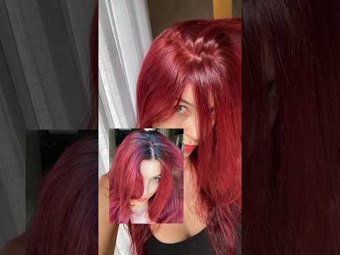 Touching up my red hair roots at home! 🐚🧜🏼‍♀️❤️‍🔥 Million dollar result!