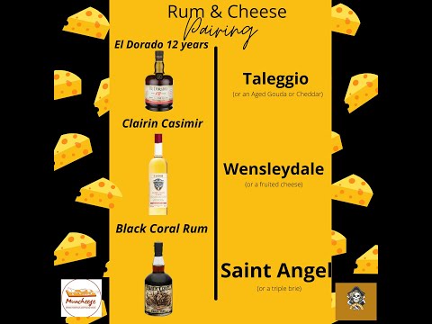 YouTube's First Rum and Cheese Pairing - My Rum Diaries X Muncheese