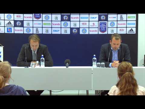 Presskonferensen efter IFK Göteborg - AIK