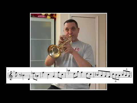 Arthur Honegger's Intrada - connecting the different registers - high C to low G - Yamaha 9445CH