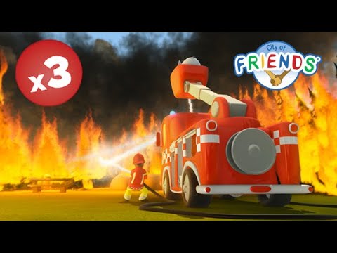 Excitement with the emergency crews - City of Friends