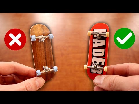 Don’t Buy A Pro Fingerboard. Keep your TechDeck