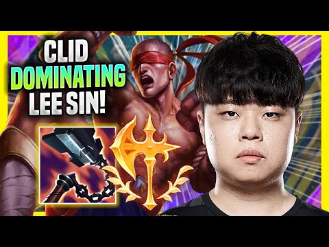 CLID DOMINATING WITH LEE SIN IN KR SOLOQ! - GEN Clid Plays Lee Sin JUNGLE vs Xin Zhao!