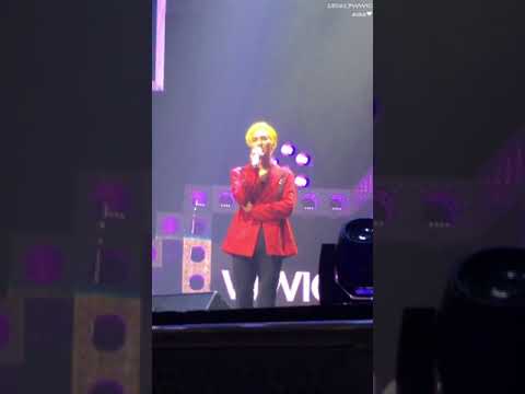 180617 WWIC2018 2부 MINO 송민호 멘트①♡