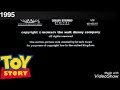 All Closing Films From Disney Pixar 1995 To 2019 PT 1