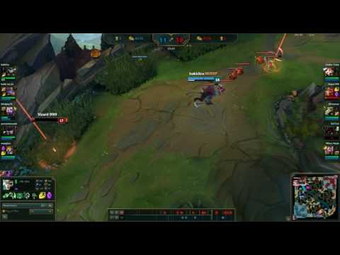 low HP Riven juke vs rengar
