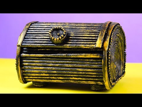 DIY Recycled Newspaper Box Idea (Lovely Basket) - Newspaper Crafts