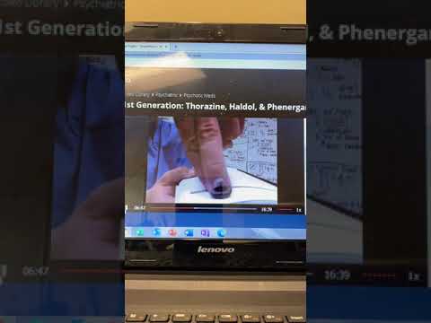 1st generation:Thorazine ,haldol, and phenergan