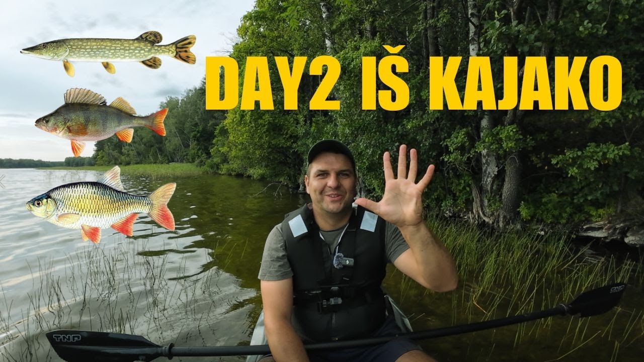 4 Vlogas: 2/2 Dalis - Žvejyba kajake tęsiasi | Avižadrebis