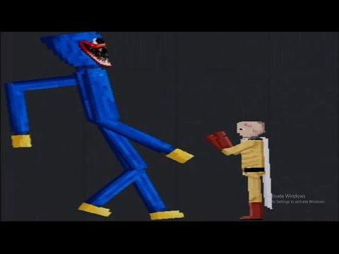 Saitama Vs Huggy Wuggy In People Playground It All Went Wrong
