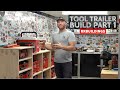 RR Buildings Tool Trailer Custom Shelving Build Out Part 1