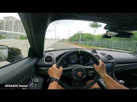 PORSCHE 718 Cayman GT4 4.0L 6MT / Akrapovic Exhaust System (OPF Deletes) / #PSAECU Stage 2