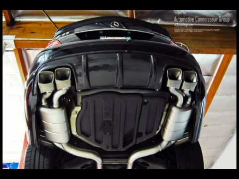 Mercedes C63 AMG - Akrapovic Slip-On + Longtube Headers, Unresonated, Decated