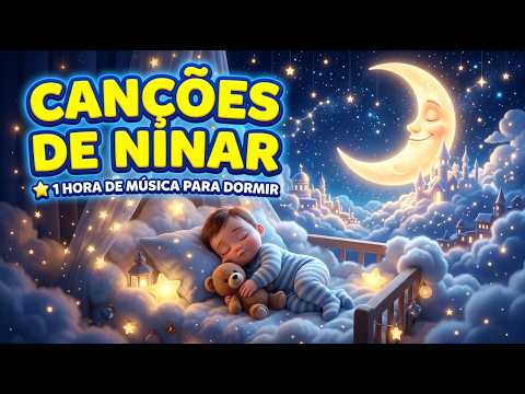 ✨ 💤 Bebê Dormindo em Minutos | 🌙 1 Hora de Música Relaxante para Dormir 🌙 Sono profundo