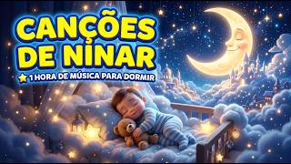 ✨ 💤 Bebê Dormindo em Minutos | 🌙 1 Hora de Música Relaxante para Dormir 🌙 Sono profundo