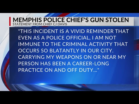 Memphis Police chief's gun stolen from vehicle in Cordova