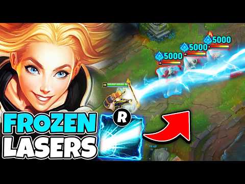Lux but my Laser is an ICE BEAM that freezes the enemies... (FREEZE RAY LUX)
