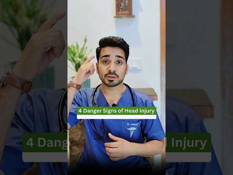4 danger signs of head injury.