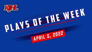 Plays of the Week - April 5, 2022