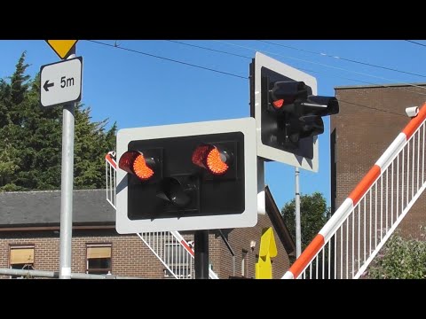 Railway Crossing - Serpentine Avenue in Dublin, Ireland