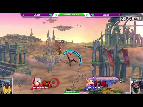 SAFGC Spring Season R2 2017 - Smash 4 - Ghost (Bayonetta/C. Falcon) vs Jacko (Diddy Kong)